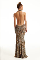 Luna B-Siren Degaje Yaka Elbi̇se-Elbise-9-Milagron.com