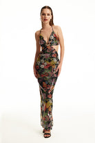 Luna B-Wildflower Elbise-Elbise-12-Milagron.com