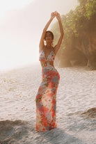 Luna B-Wildflower Elbise-Elbise-4-Milagron.com