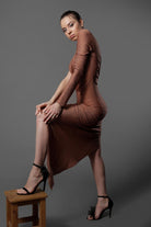 Luna Official Luna By Savoir-Midnight Mirage Dress-Elbise-1-Milagron.com