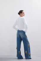 Disco Ball Jean Pantolon - 2