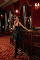 Ivy - Tüvit Volanlı Mini Elbise - 0