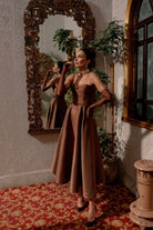 Lucia - Şantuk Midi Elbise - 0