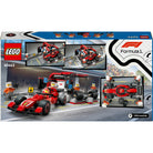 Lego® City Ferrari Arabalı F1® Pit Stop Ve Pit Ekibi 60443 - 6 Yaş & Üzeri Çocuklar Için Yaratıcı Oyuncak Yapım Seti (322 Parça)