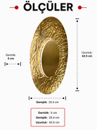 Lumiana-Lyra Aplik — Gold Dekoratif Duvar Aydınlatması-Aplik-4-Milagron.com