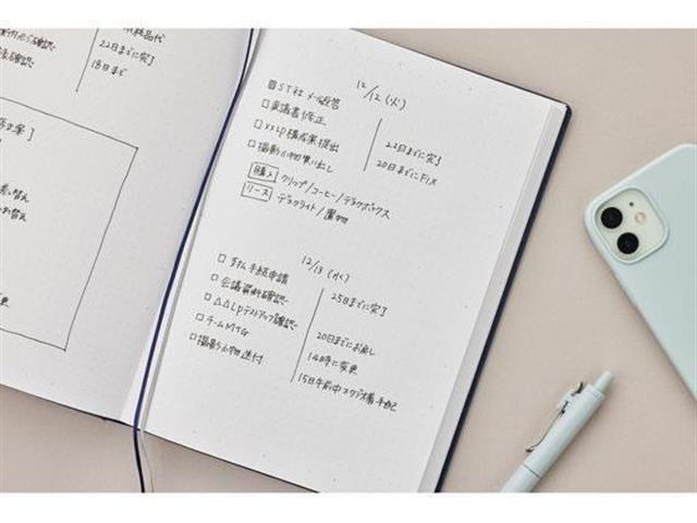 Maruman Mnemosyne Journal Sert Kapak A5 Noktalı Lacivert Defter N888-72