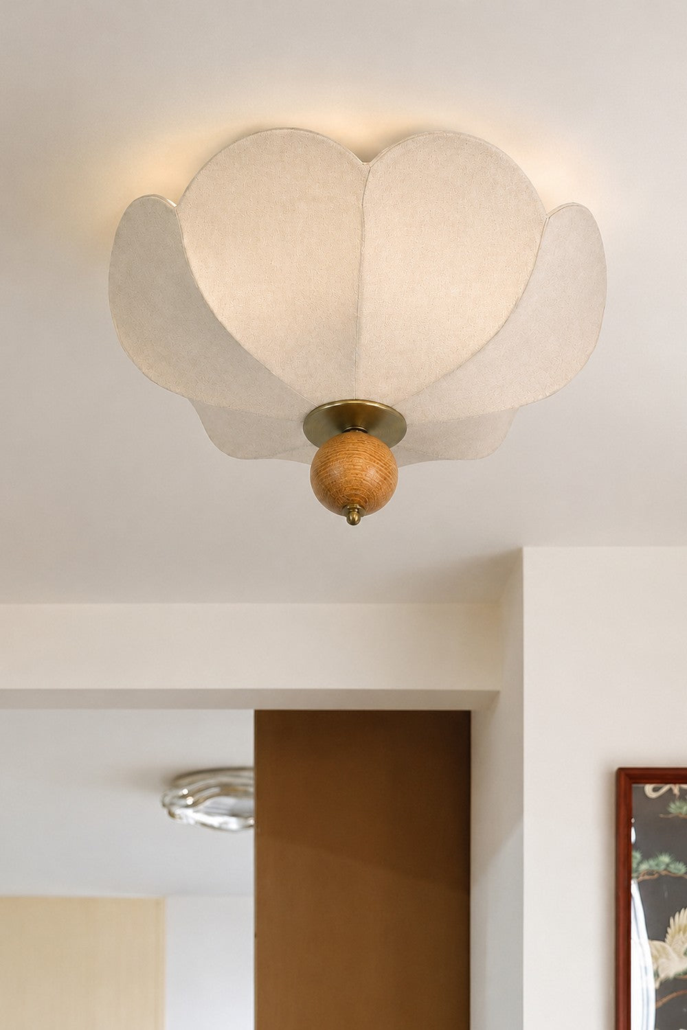 Motto Home Design-Daisy Keten 3 Işıklı Plafonyer (Tavana Sıfır)-Avize-11-Milagron.com