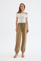 Novelle Modal Balon Pantolon - Bej