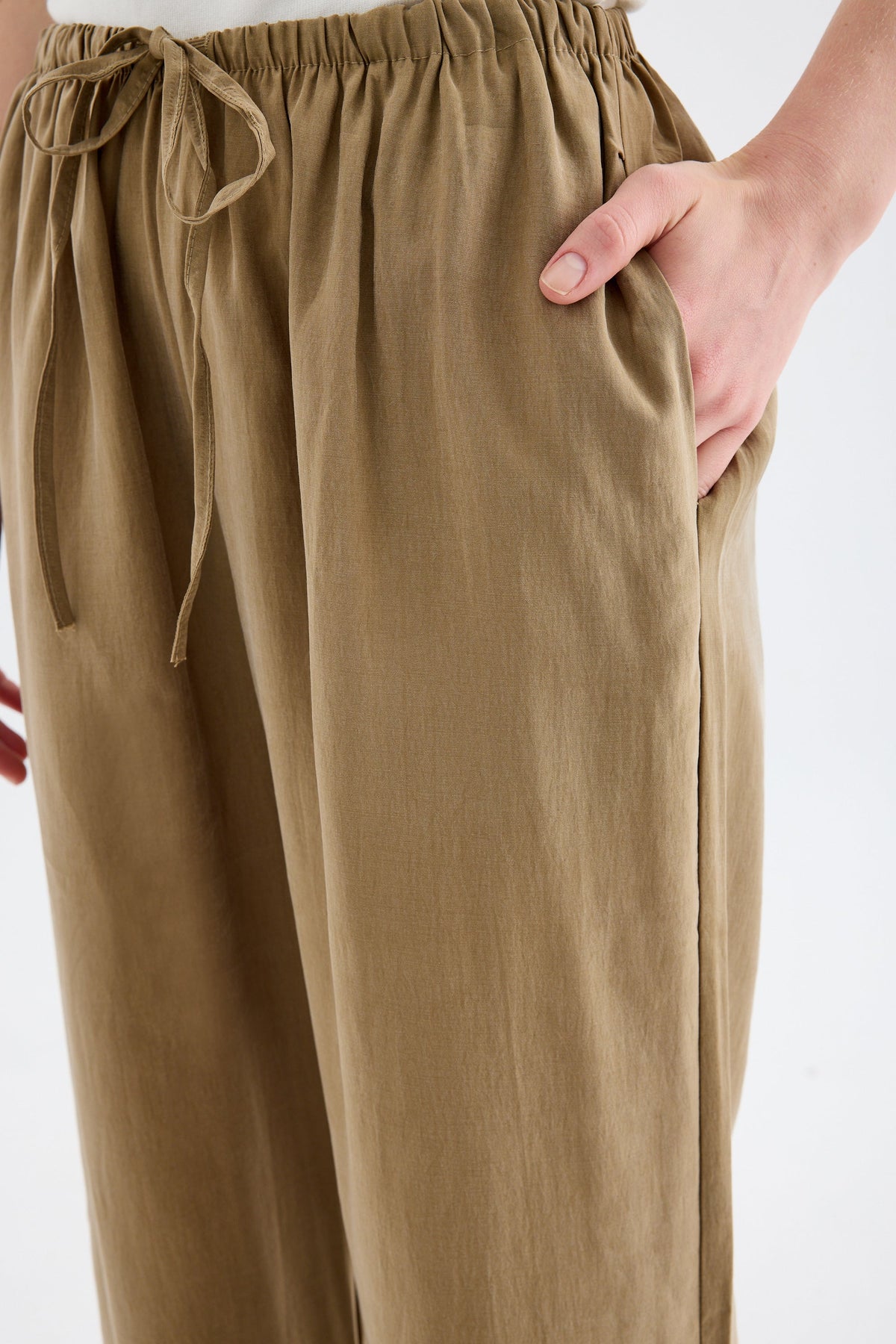 Novelle Modal Balon Pantolon - Bej