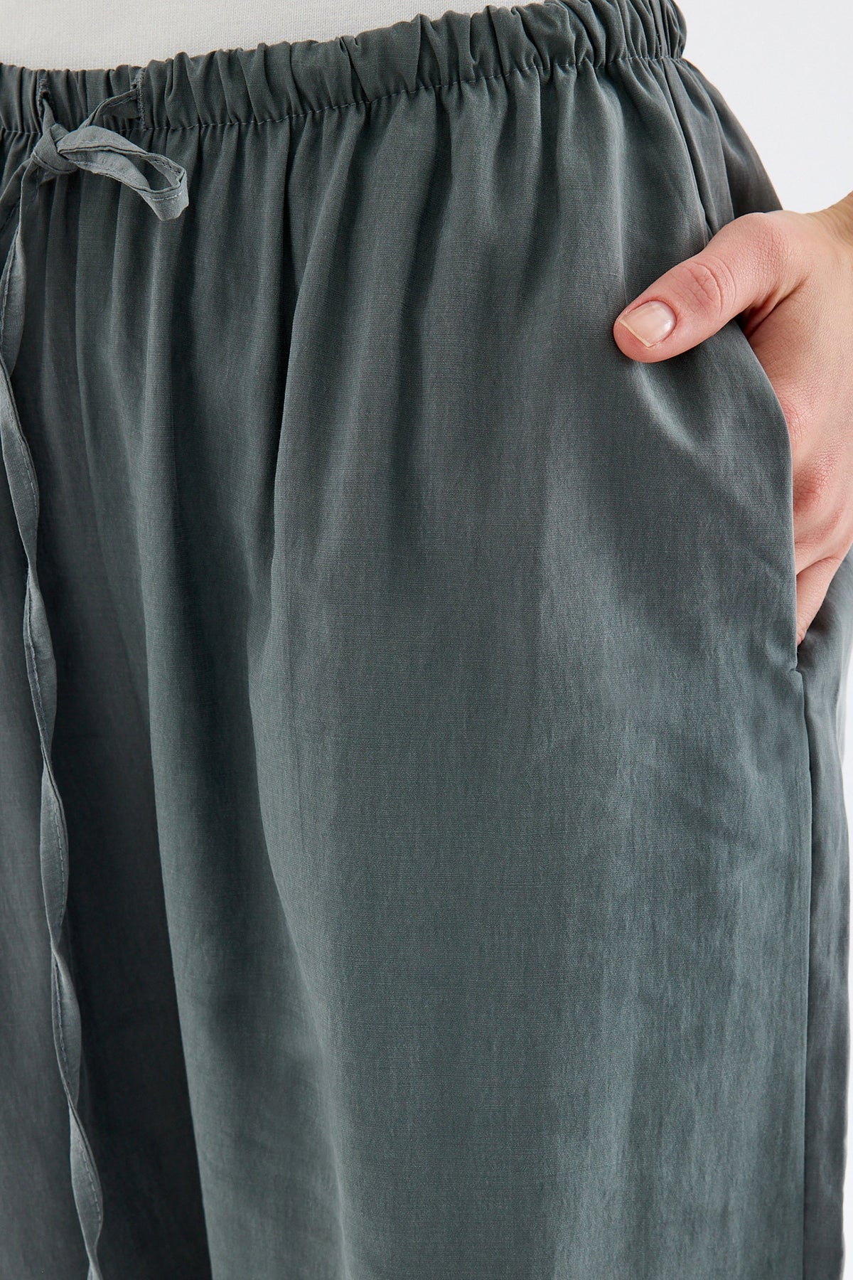 Novelle Modal Balon Pantolon - Gri