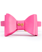 Metapink Bow Dog Collar — Paris Hilton × Moshiqa | Removable Bow, Fits All Sizes