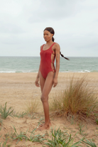 Maeve-Cherry One Piece With Side Hoops-Mayo-2-Milagron.com