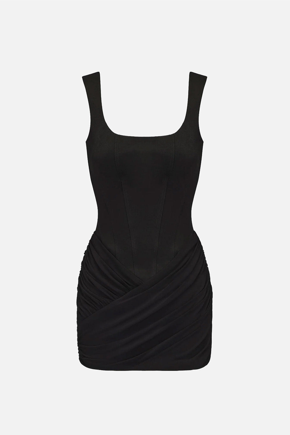 Mirellal Siyah Elbise - 4