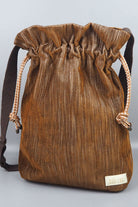 Mah-Roc-Açık Kahverengi Kadife Maxi Omuz Çantası-Omuz Çantası-1-Milagron.com