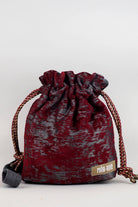 Mah-Roc-Desenli Bordo Kadife Mini Omuz Çantası-Omuz Çantası-1-Milagron.com