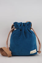 Mah-Roc-Gece Mavi Kadife Mini Omuz Çantası-Omuz Çantası-2-Milagron.com