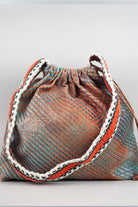 Mah-Roc-Turuncu Desenli Kolan Dokuması Omuz Çantası-Omuz Çantası-1-Milagron.com