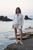Maies-Lydi̇a Whi̇te 2 Bluz-Bluz-1-Milagron.com