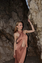 Maies-Zeyn Beige Üst-Bluz-1-Milagron.com