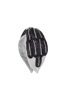 Maisha's-Aura İpek Kumaş Üzerine Özel Tasarım İşlemeli Taç-Saç Aksesuarı-1-Milagron.com