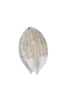 Maisha's-Aura İpek Kumaş Üzerine Özel Tasarım İşlemeli Taç-Saç Aksesuarı-2-Milagron.com