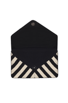 Maisha's-Zebra İşlemeli Özel Tasarım Clutch Çanta-El Çantası-4-Milagron.com