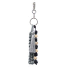 Maison Sacrée-Bien Vivre Grey & Beige Bag Charm-Çanta Aksesuarları-1-Milagron.com