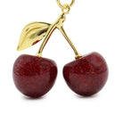 Maison Sacrée-Cherry Bag Charm Red-2-Milagron.com