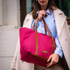 Maison Sacrée-Croisette Burgundy Shoulder Bag-El Çantası-3-Milagron.com