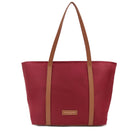Maison Sacrée-Croisette Urban Burgundy Large Shoulder Bag-Handbag-1-Milagron.com