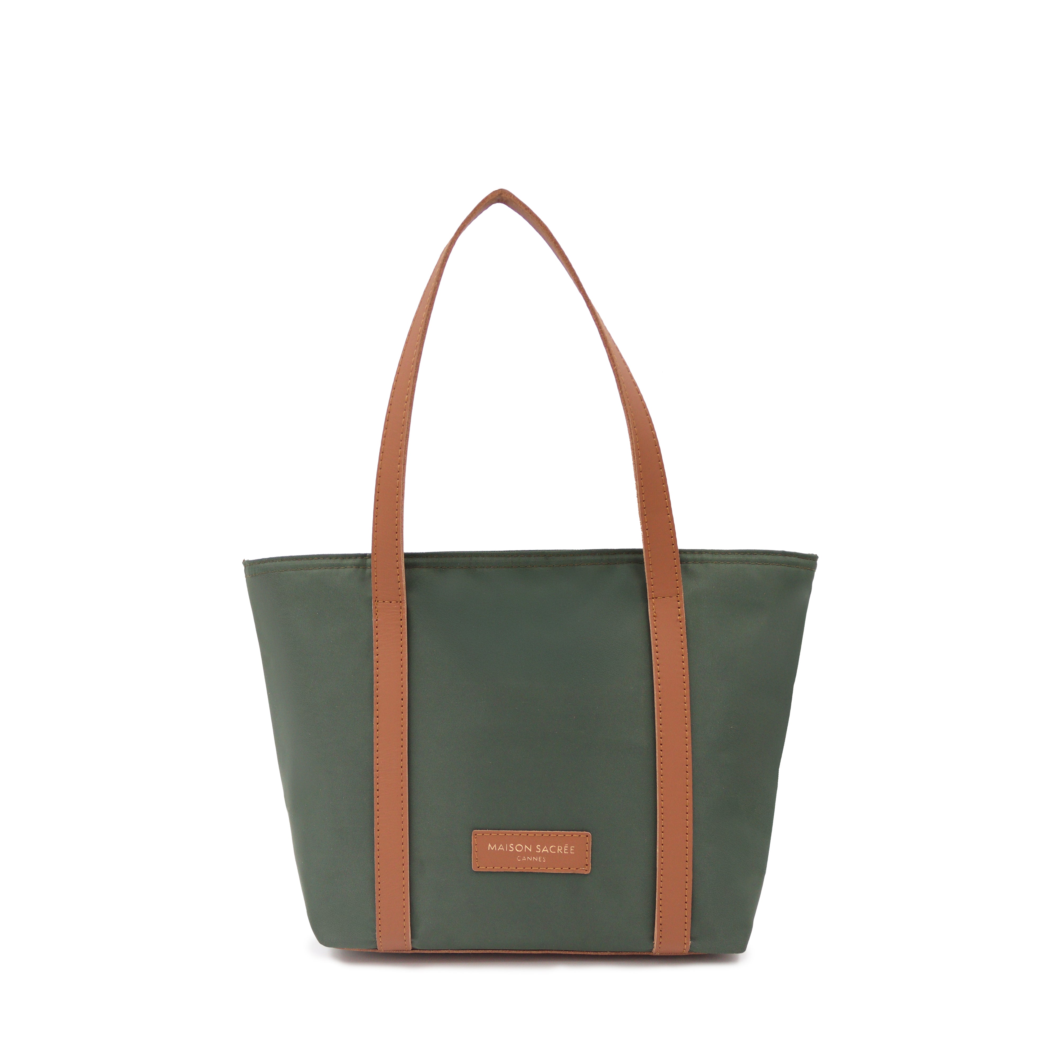 Maison Sacrée-Croisette Urban Khaki Mini Shoulder Bag-Omuz Çantası-1-Milagron.com