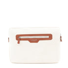 Maison Sacrée-Eze Beige Canvas 15" 16" Laptop Sleeve-Laptop & Evrak Çantası-1-Milagron.com