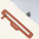 Maison Sacrée-Eze Beige Canvas 15" 16" Laptop Sleeve-Laptop & Evrak Çantası-3-Milagron.com