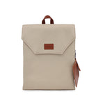 Maison Sacrée-Ferrat Beige 15'' Backpack-Sırt Çantası-1-Milagron.com