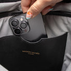 Maison Sacrée-Ferrat Black 17'' Backpack-Sırt Çantası-4-Milagron.com