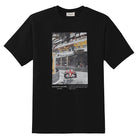 Maison Sacrée-Larvotto Black Printed T Shirt-T-Shirts-1-Milagron.com
