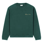 Maison Sacrée-Maison Sacrée Green Basic Sweatshirt-Sweatshirts & Hoodies-1-Milagron.com