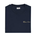 Maison Sacrée-Maison Sacrée Navy Blue Basic Sweatshirt-Sweatshirts & Hoodies-3-Milagron.com