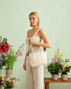Maison Sacrée-Miramar Beige Mini Shoulder Bag-Omuz Çantası-5-Milagron.com