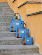 Maison Sacrée-Miramar Denim Large Shoulder Bag-Omuz Çantası-2-Milagron.com