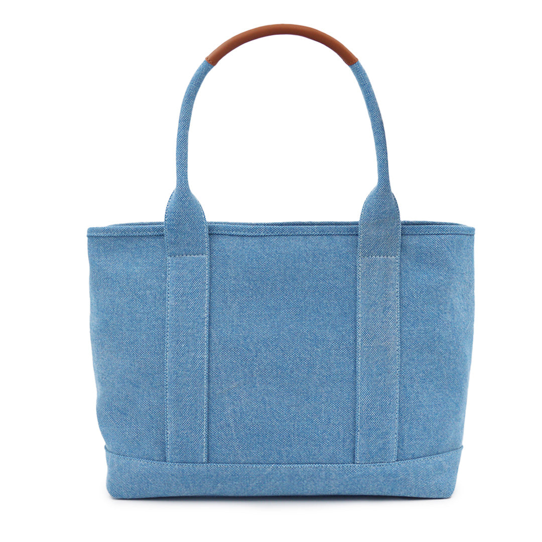 Maison Sacrée-Miramar Denim Large Shoulder Bag-Omuz Çantası-3-Milagron.com