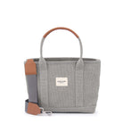 Maison Sacrée-Miramar Grey Mini Shoulder Bag-Omuz Çantası-1-Milagron.com