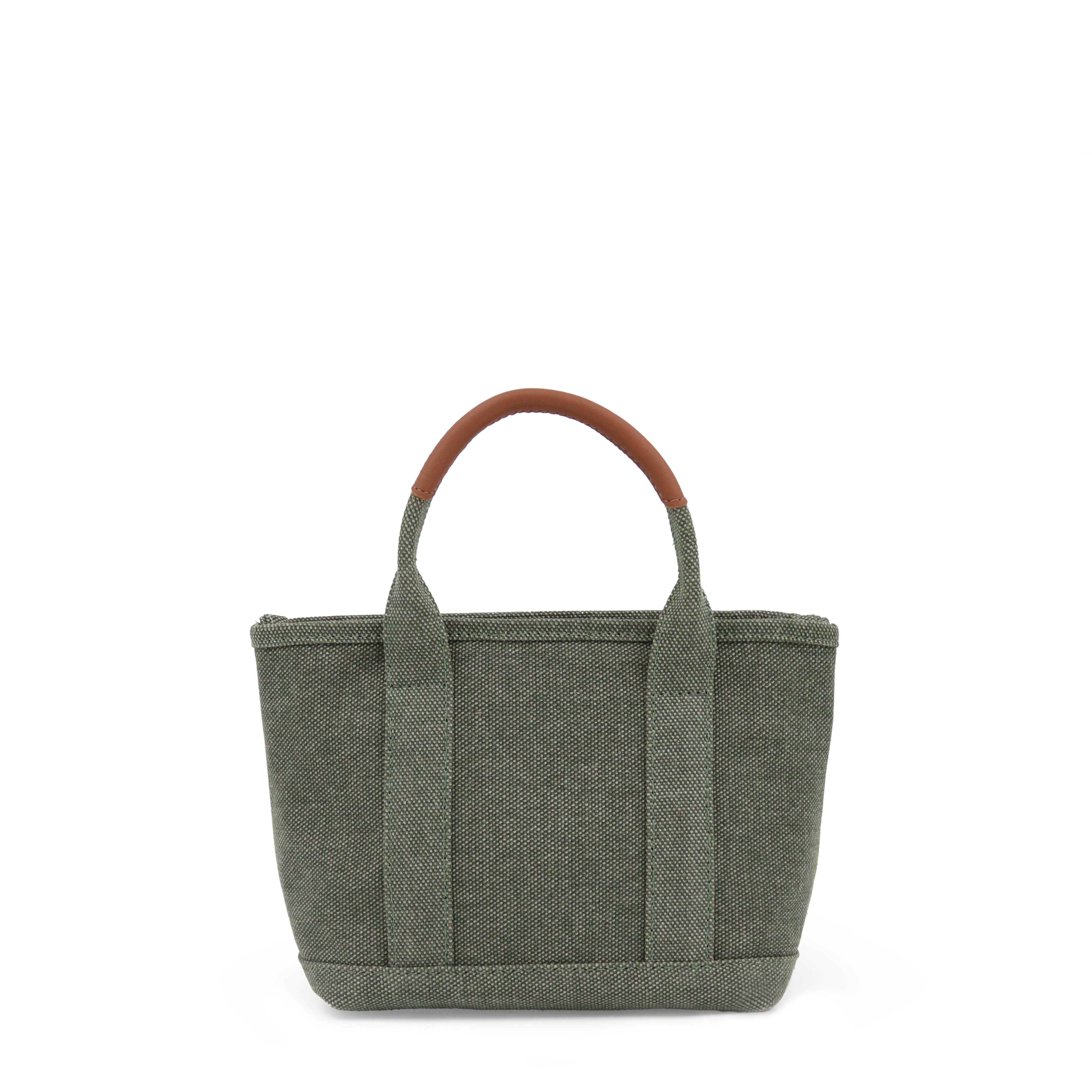 Maison Sacrée-Miramar Khaki Extra Mini Shoulder Bag-Omuz Çantası-2-Milagron.com