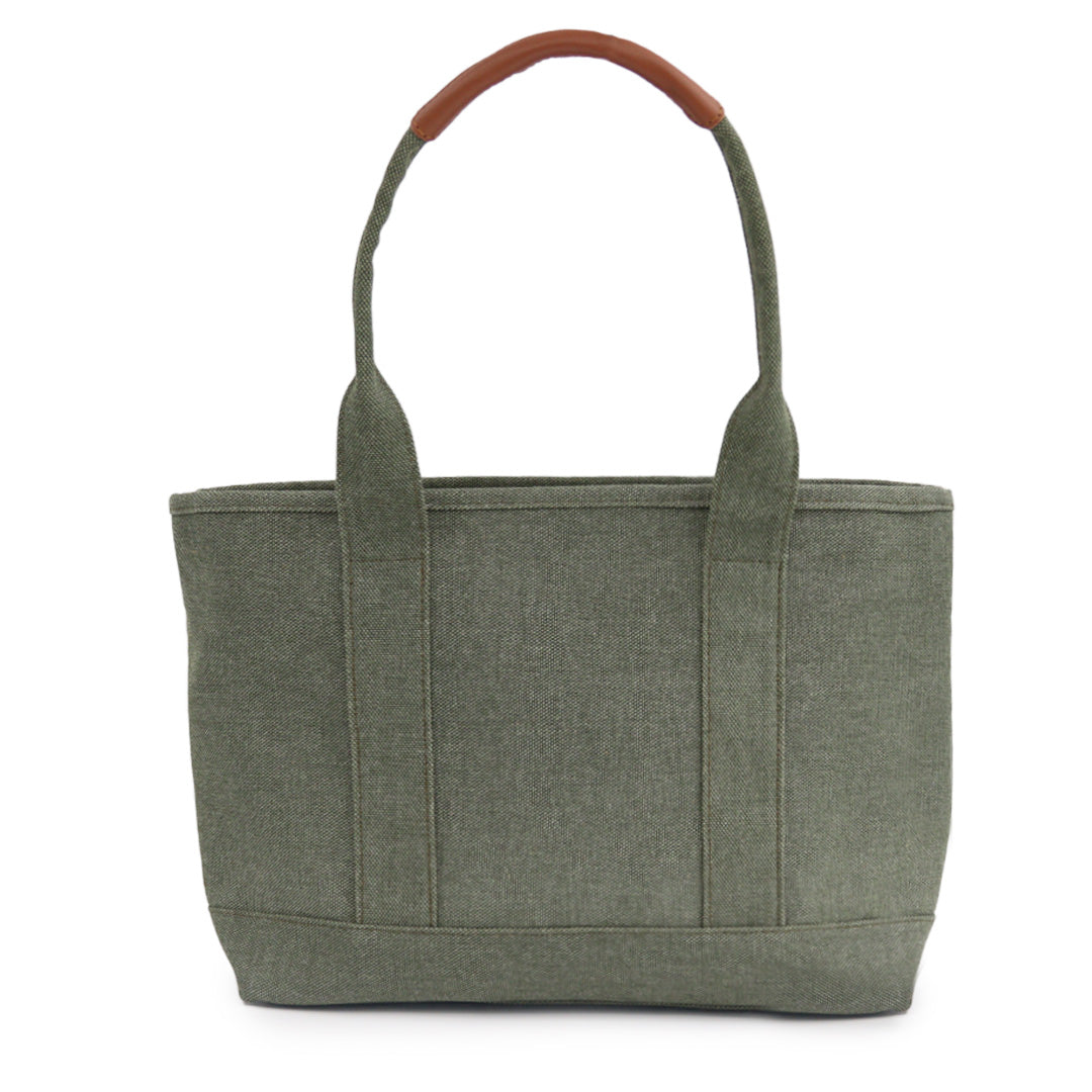 Maison Sacrée-Miramar Khaki Large Shoulder Bag-Miramar-3-Milagron.com