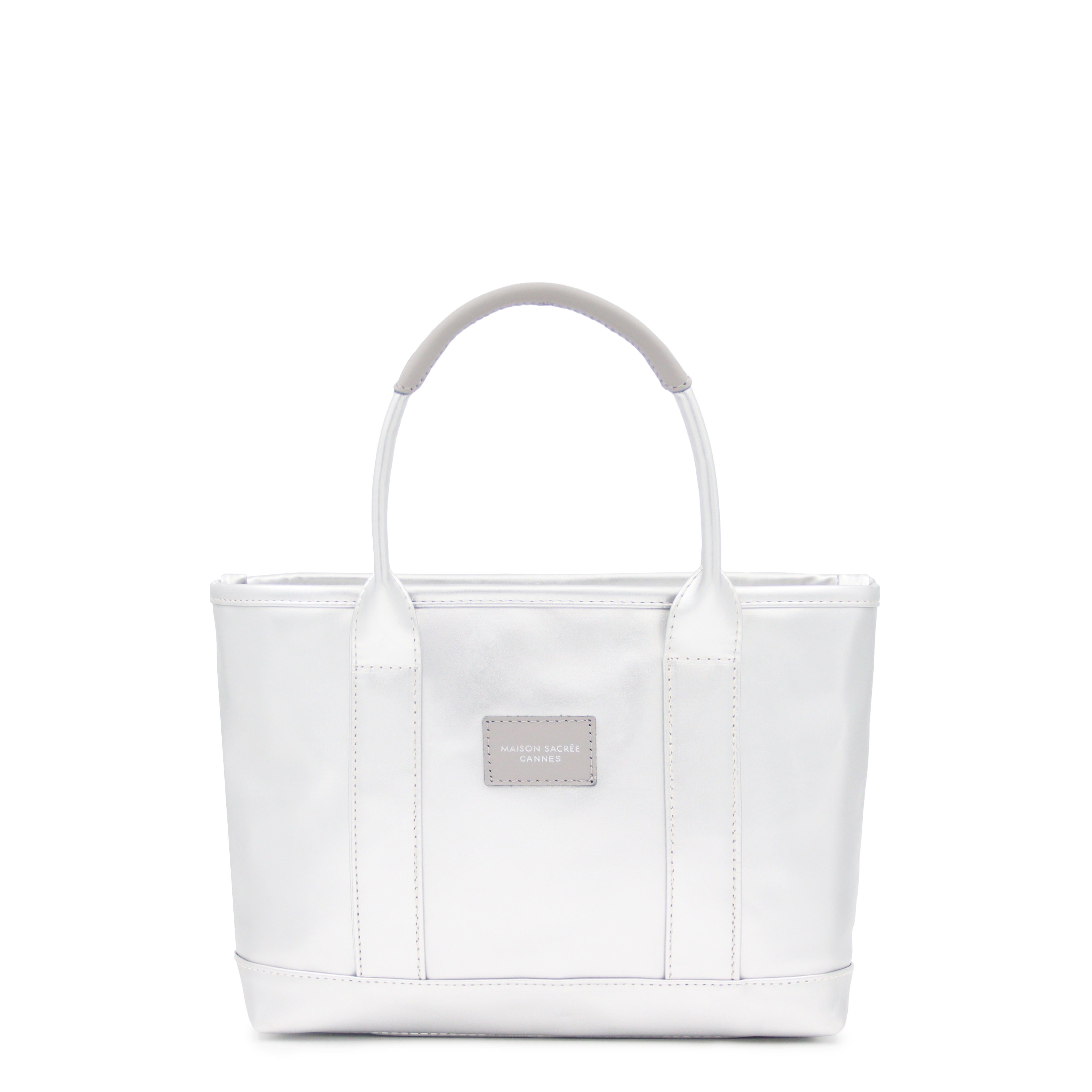 Maison Sacrée-Miramar Silver Mini Shoulder Bag-Miramar-1-Milagron.com