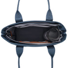 Maison Sacrée-Miramar Winter Navy Blue Large Shoulder Bag-Omuz Çantası-3-Milagron.com