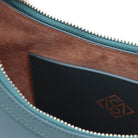 Maison Sacrée-Mirandole Dark Green Leather Shoulder Bag-Omuz Çantası-5-Milagron.com