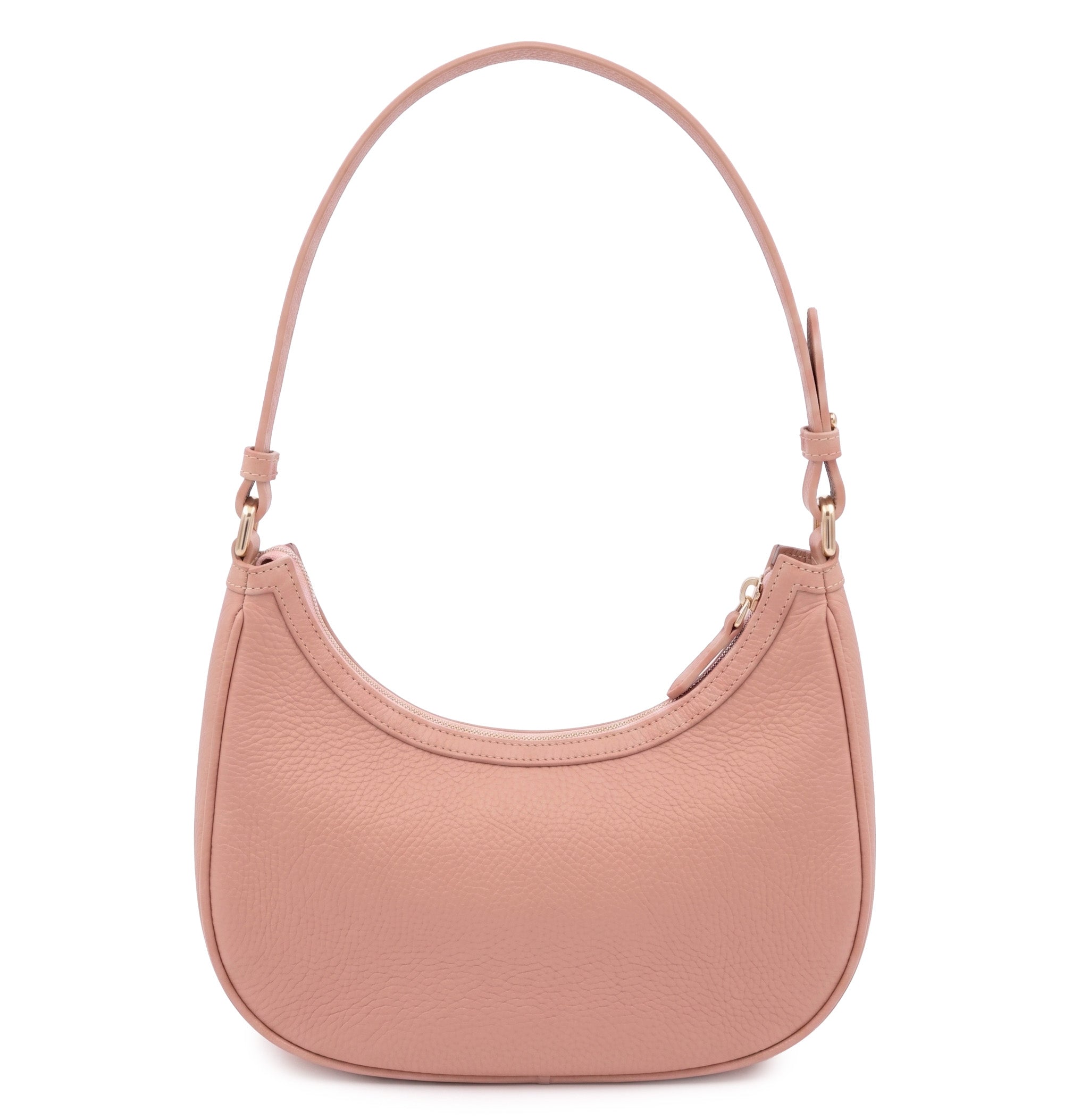 Mirandole Pink Leather Shoulder Bag