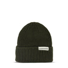 Maison Sacrée-Ms Khaki Knitted Beanie-Bere-1-Milagron.com