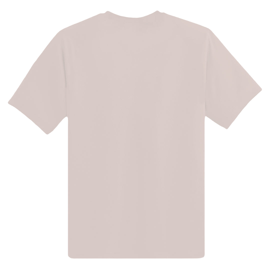 Maison Sacrée-Ms Taupe Basic T Shirt-T-Shirt-2-Milagron.com